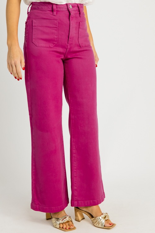 Patch Pocket Wide Leg Jeans,Fuc - 0721-101.jpg