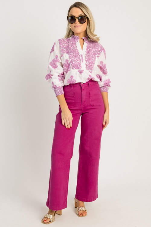 Patch Pocket Wide Leg Jeans,Fuc - 0721-106h.jpg