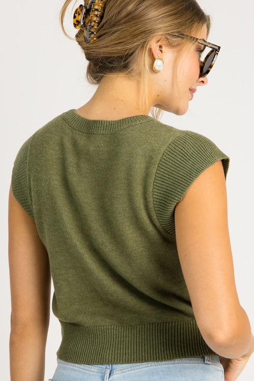 Cap Sleeve Sweater Top, Lt Oliv - 0721-13.jpg