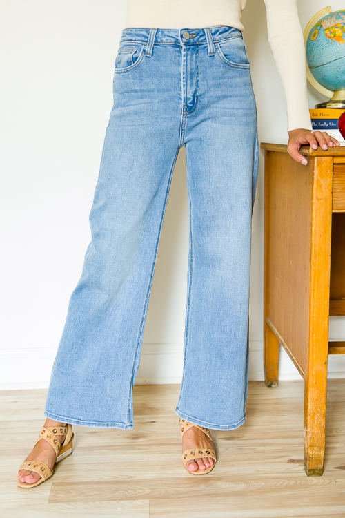 Nina Wide Leg Jeans, Medium