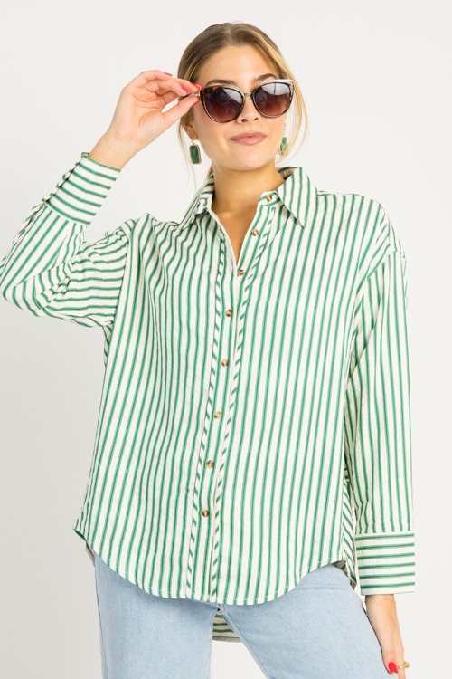 Riley Striped Shirt, Green - 0721-23.jpg