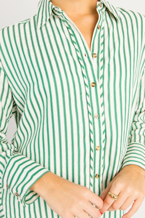 Riley Striped Shirt, Green - 0721-26.jpg