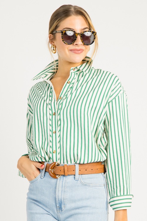 Riley Striped Shirt, Green - 0721-28.jpg