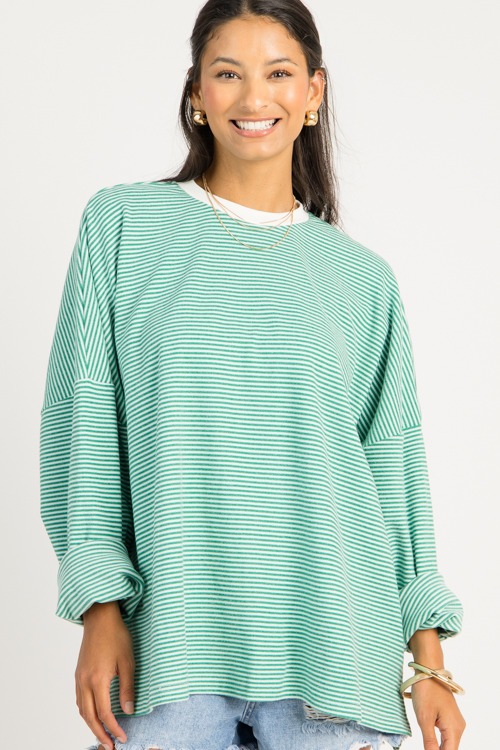 Snuggle Stripe Pullover, Green - 0721-71.jpg
