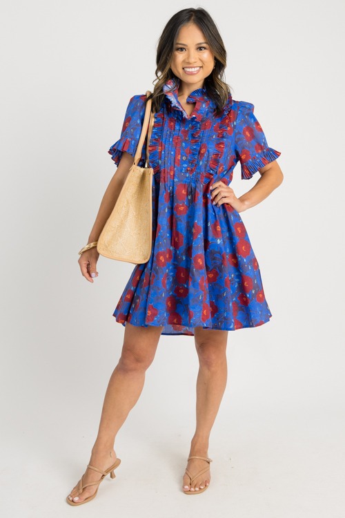 Floral Frilled Pleats Dress, Mi - 0722-119.jpg