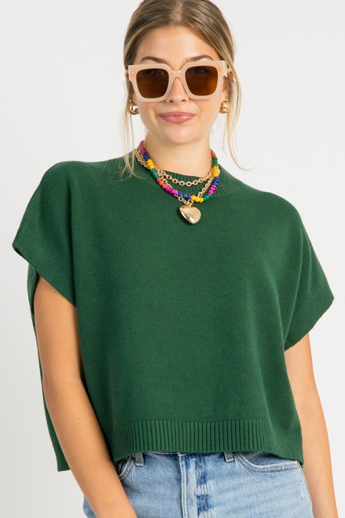 Macie Sweater, Forest Green