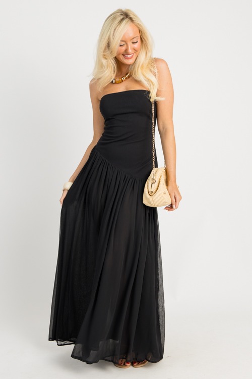 Jolie Strapless Maxi, Black - 0722-2h.jpg