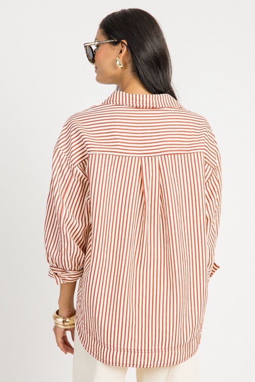 Jennifer Stripe Shirt, Rust - 0722-37.jpg