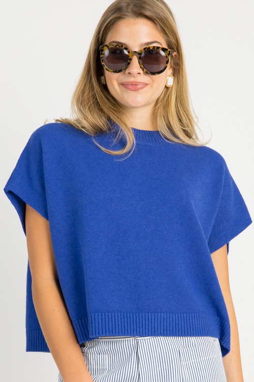 Macie Sweater, Cobalt