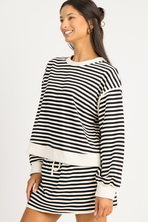 Striped Skort Set, Black - 0723-96.jpg