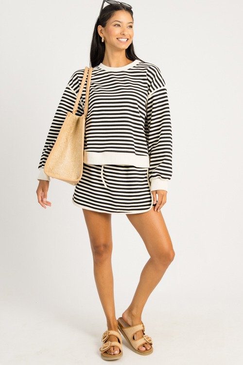 Striped Skort Set, Black - 0723-97.jpg