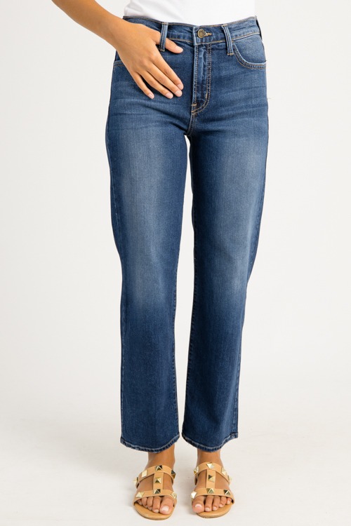 Margot Straight Jeans, Dark