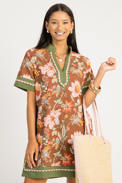 Floral Scallop Border Dress,Bro - 0724-27.jpg