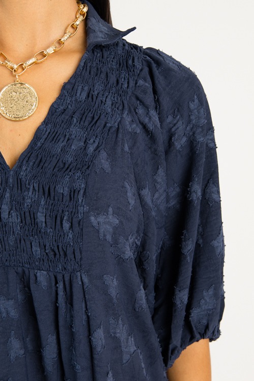 Tonal Texture Print Midi, Navy - 0724-78.jpg