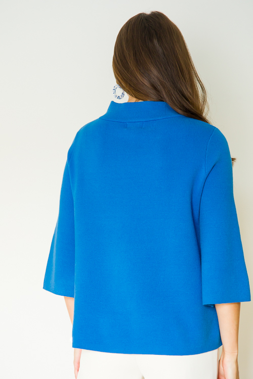 Audrey Sweater, French Blue