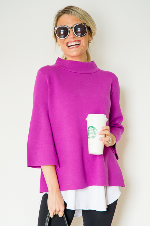 Audrey Sweater, Magenta