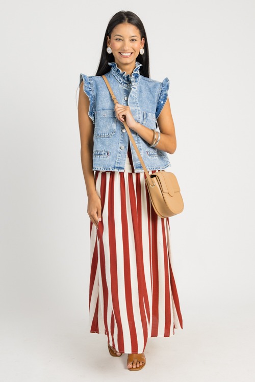 Striped Strapless Midi, Red - 0725-11h.jpg