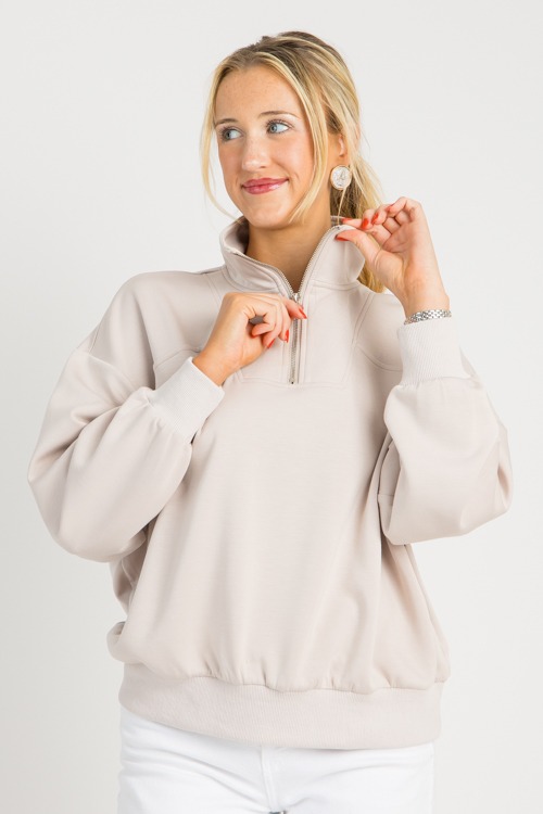Quarter Zip Pullover, Taupe - 0725-46.jpg