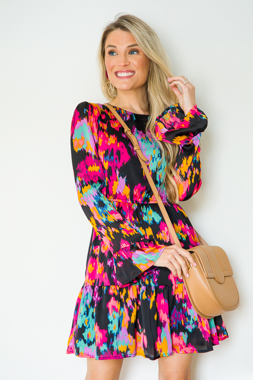 Abstract Dress, Black