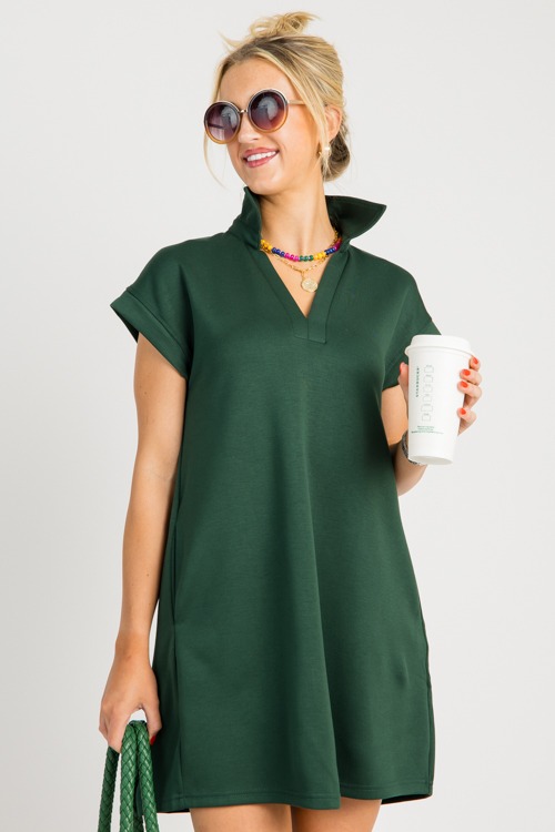 Everyday Comfort Dress, Hunter