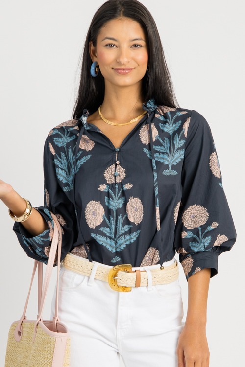 Block Print Button Top, Dk. Nav - 0725-70p.jpg
