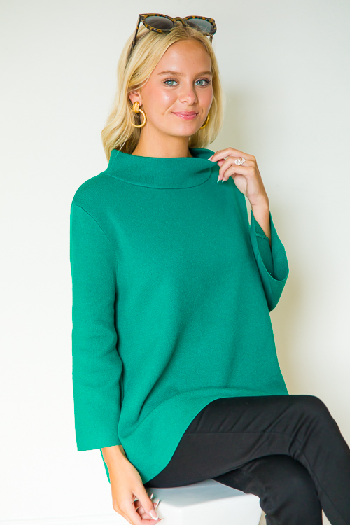 Audrey Sweater, Emerald Green - New Arrivals - The Blue Door Boutique