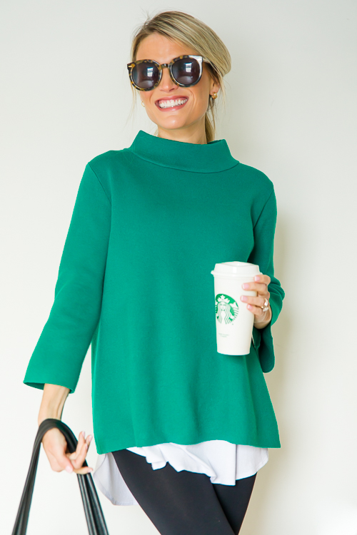 Audrey Sweater, Emerald Green