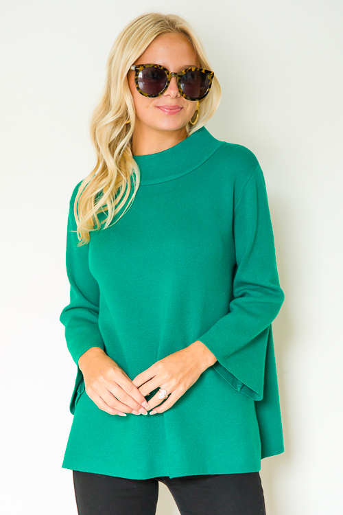 Audrey Sweater, Emerald Green