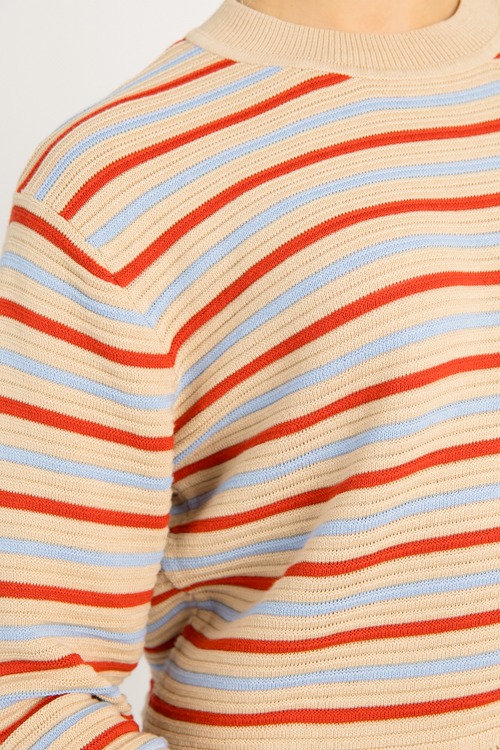 Mixed Stripe Sweater, Taupe/Red - 0728-15.jpg