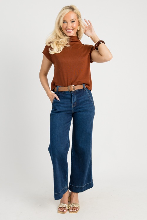 Knit Mock Neck Top, Rust - 0729-102.jpg