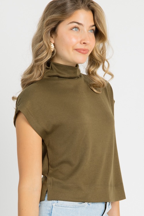 Knit Mock Neck Top, Olive - 0729-119.jpg