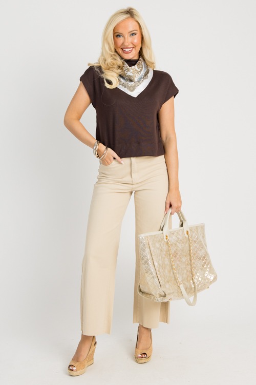 Knit Mock Neck Top, Brown - 0729-126p.jpg