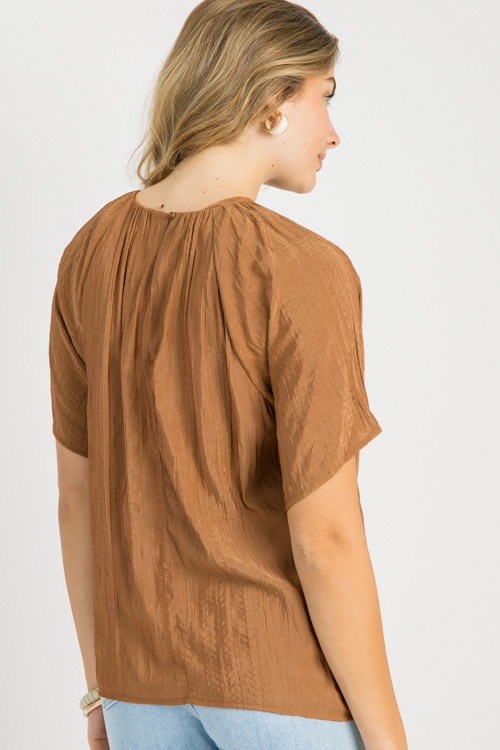 Crinkle Texture Blouse, Copper - 0729-156.jpg