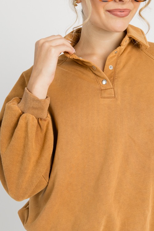 Terry Collared Sweatshirt, Caramel - 0729-34.jpg