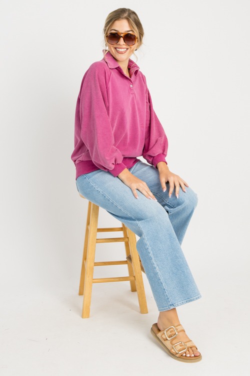 Terry Collared Sweatshirt, Mauve - 0729-42.jpg