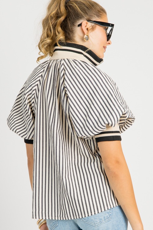 Striped Rib Accent Top, Black - 0729-63h.jpg