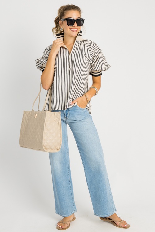 Striped Rib Accent Top, Black - 0729-65.jpg