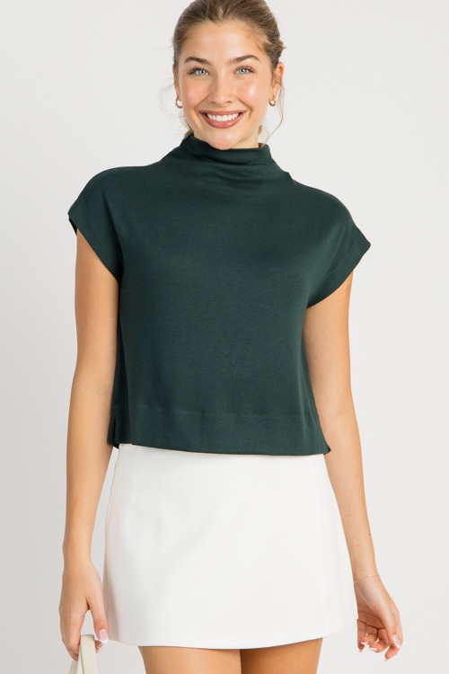 Knit Mock Neck Top, H. Green - 0729-75.jpg