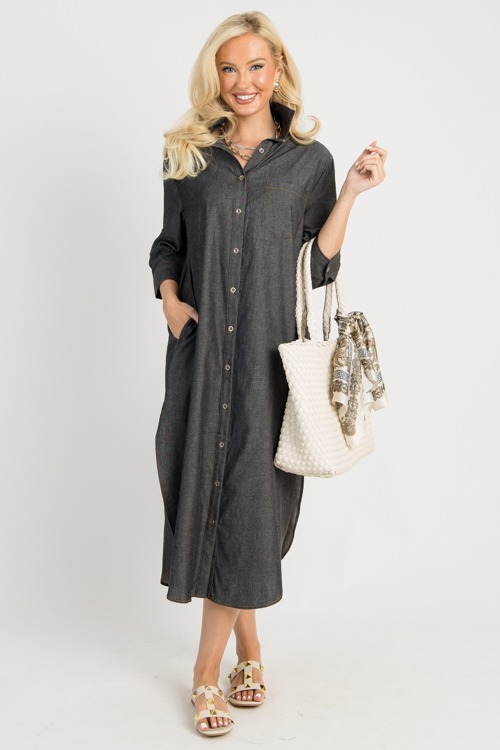 Chambray Shirt Dress Midi, Blac - 0730-6.jpg