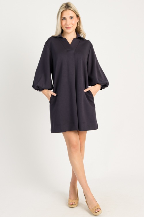 Soft and Chic Dress, Navy - 0731-110.jpg