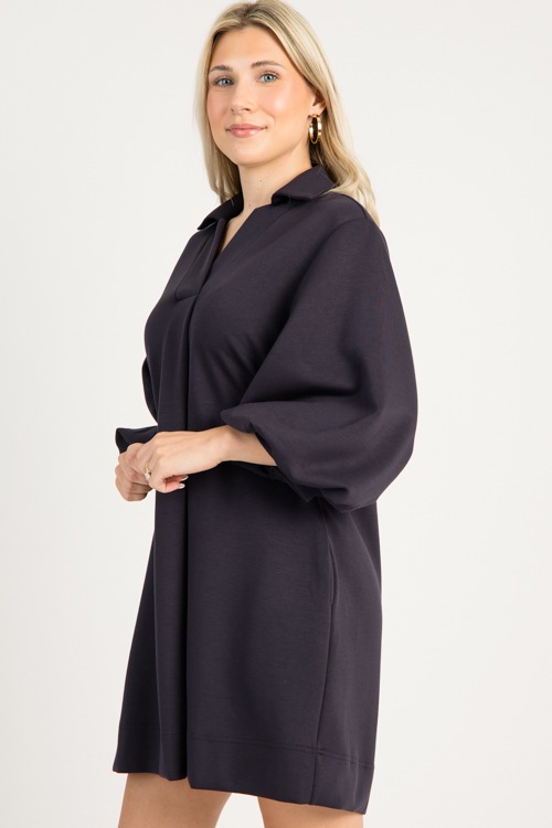 Soft and Chic Dress, Navy - 0731-111.jpg