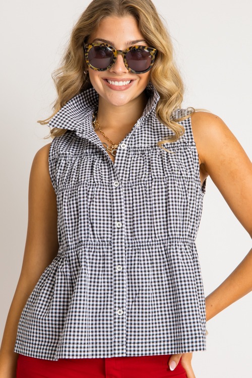 Gingham Tiered Top, White/Black - 0731-126.jpg