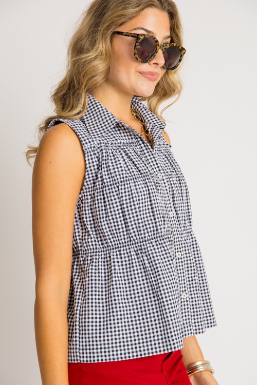 Gingham Tiered Top, White/Black - 0731-128.jpg