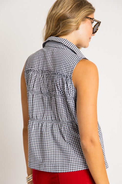 Gingham Tiered Top, White/Black - 0731-129.jpg