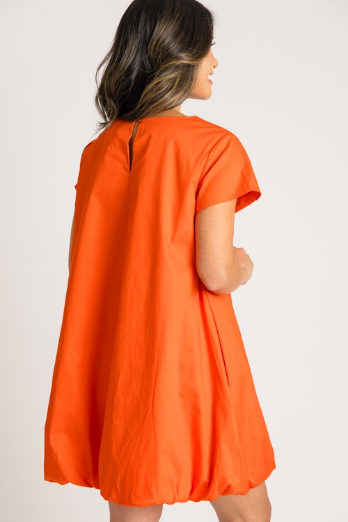Bubble Hem Dress, Orange - 0731-158h.jpg
