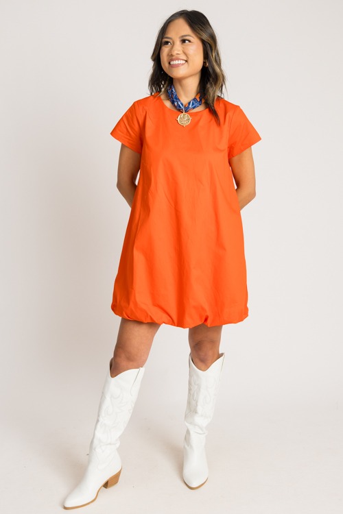 Bubble Hem Dress, Orange - 0731-159.jpg