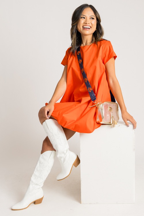 Bubble Hem Dress, Orange - 0731-162.jpg