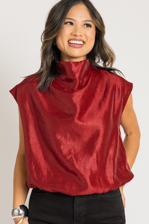 Shine On Blouse, Burgundy - 0731-185p.jpg