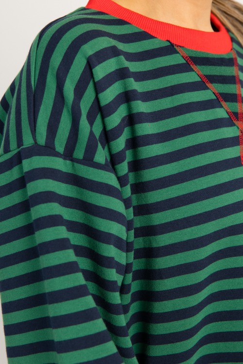 Avery Stripe Sweatshirt,HGrn/Na - 0731-21.jpg