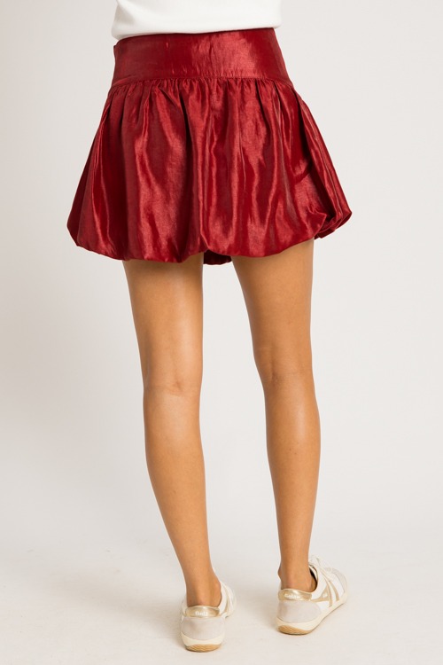 Shine On Bubble Skort, Burgundy - 0731-241.jpg